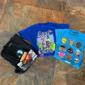 Lot of Boys Youth XL Fortnite Tees